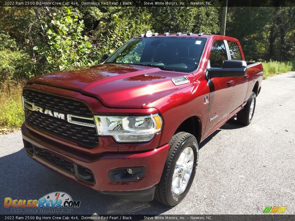 2022 Ram 2500 Big Horn Crew Cab 4x4 Delmonico Red Pearl / Black Photo #2