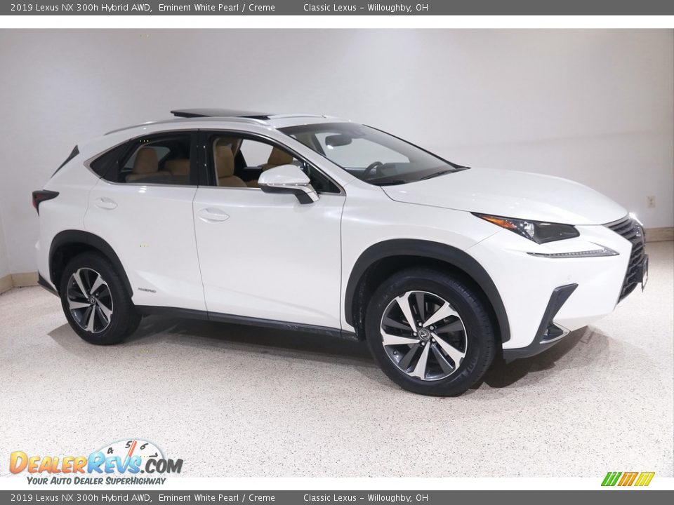 Eminent White Pearl 2019 Lexus NX 300h Hybrid AWD Photo #1