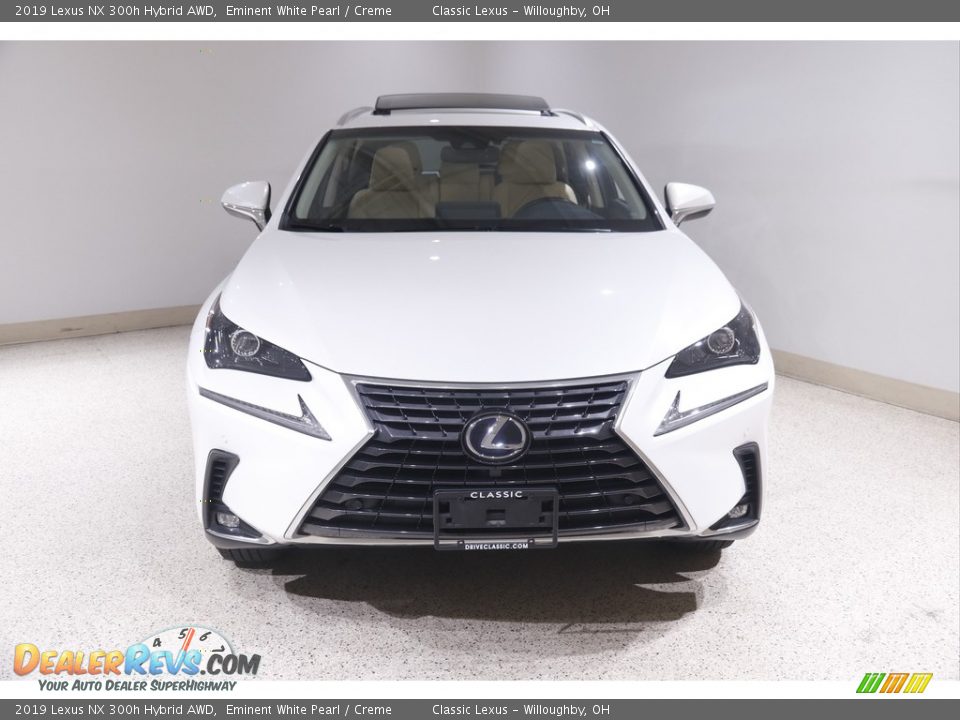 2019 Lexus NX 300h Hybrid AWD Eminent White Pearl / Creme Photo #2