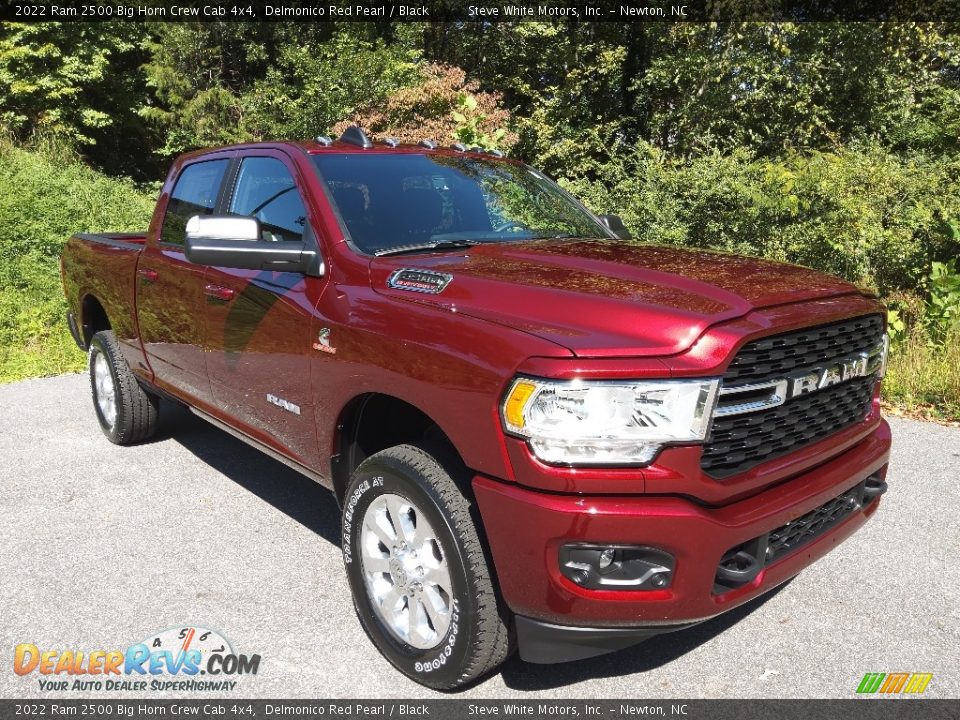 2022 Ram 2500 Big Horn Crew Cab 4x4 Delmonico Red Pearl / Black Photo #4