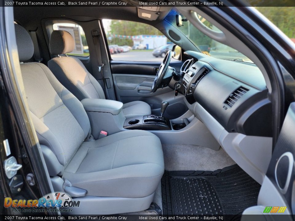 2007 Toyota Tacoma Access Cab Black Sand Pearl / Graphite Gray Photo #12