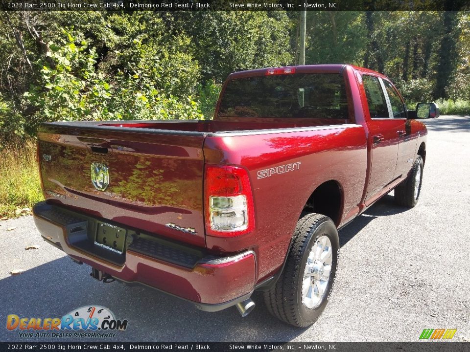 2022 Ram 2500 Big Horn Crew Cab 4x4 Delmonico Red Pearl / Black Photo #6