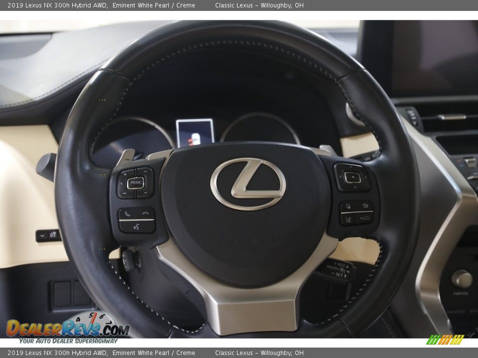 2019 Lexus NX 300h Hybrid AWD Steering Wheel Photo #7
