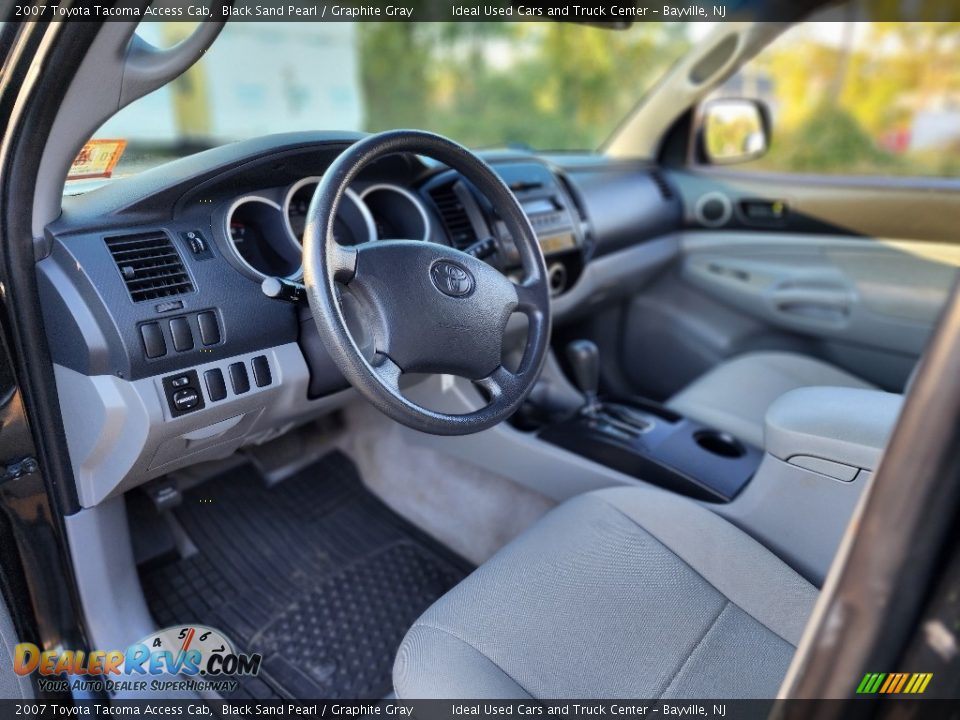 2007 Toyota Tacoma Access Cab Black Sand Pearl / Graphite Gray Photo #17