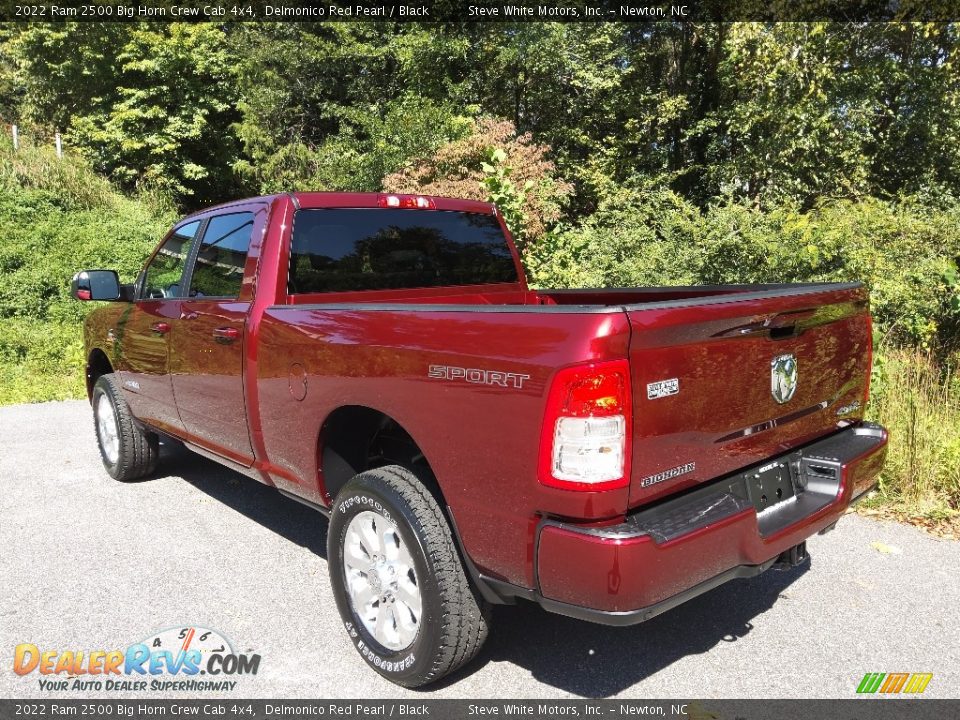 2022 Ram 2500 Big Horn Crew Cab 4x4 Delmonico Red Pearl / Black Photo #9