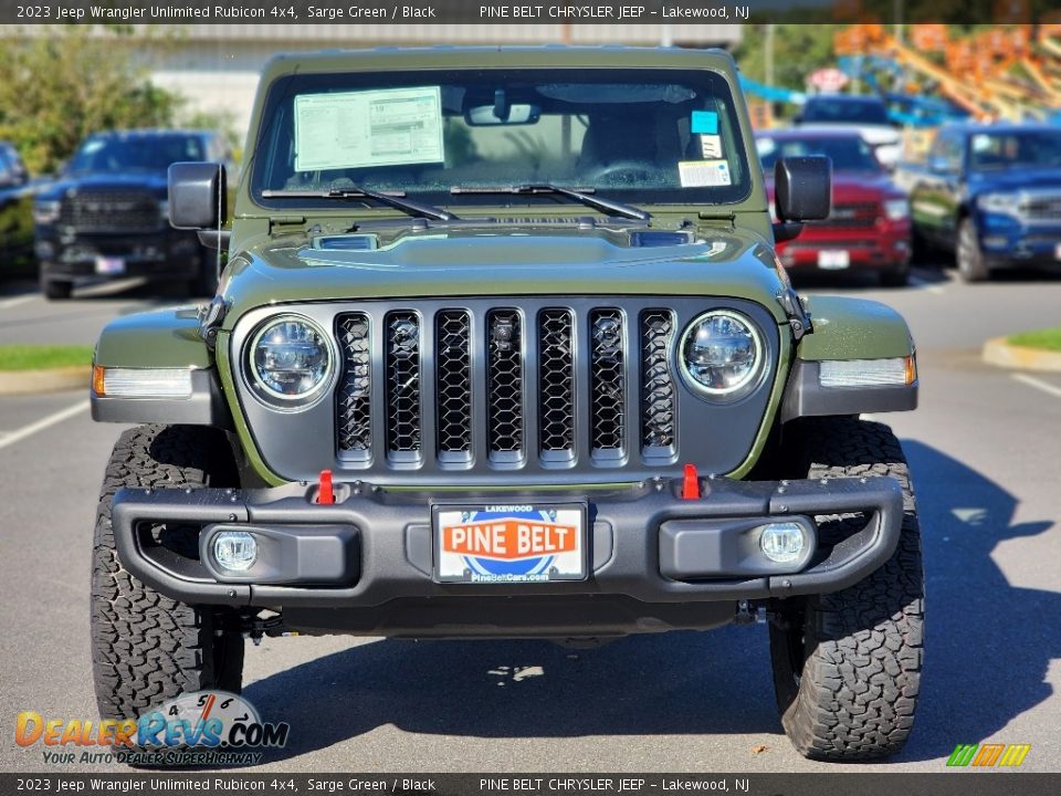 2023 Jeep Wrangler Unlimited Rubicon 4x4 Sarge Green / Black Photo #2