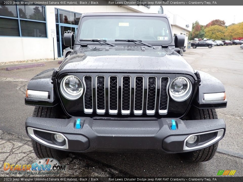 2023 Jeep Wrangler Unlimited Sahara 4XE Hybrid Black / Black Photo #8