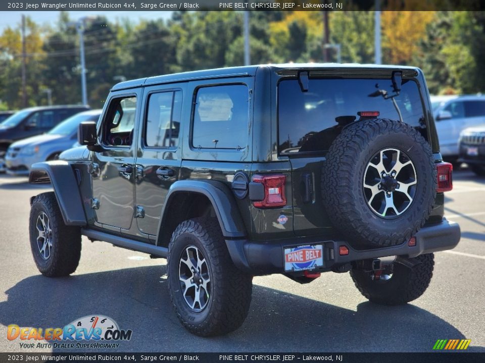 2023 Jeep Wrangler Unlimited Rubicon 4x4 Sarge Green / Black Photo #4