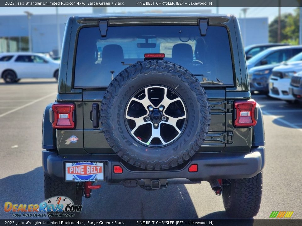 2023 Jeep Wrangler Unlimited Rubicon 4x4 Sarge Green / Black Photo #5