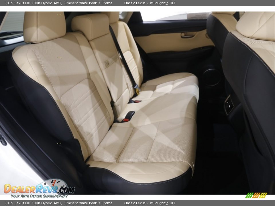 Rear Seat of 2019 Lexus NX 300h Hybrid AWD Photo #16