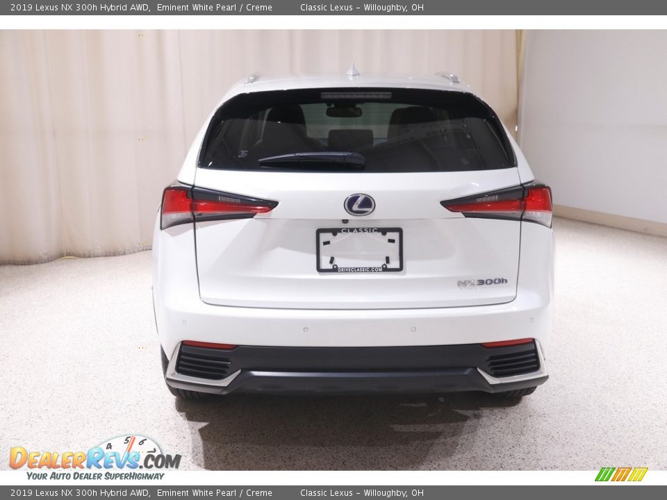 2019 Lexus NX 300h Hybrid AWD Eminent White Pearl / Creme Photo #18