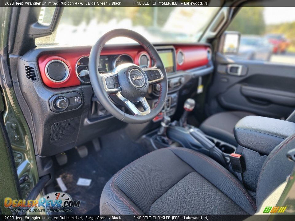 2023 Jeep Wrangler Unlimited Rubicon 4x4 Sarge Green / Black Photo #7