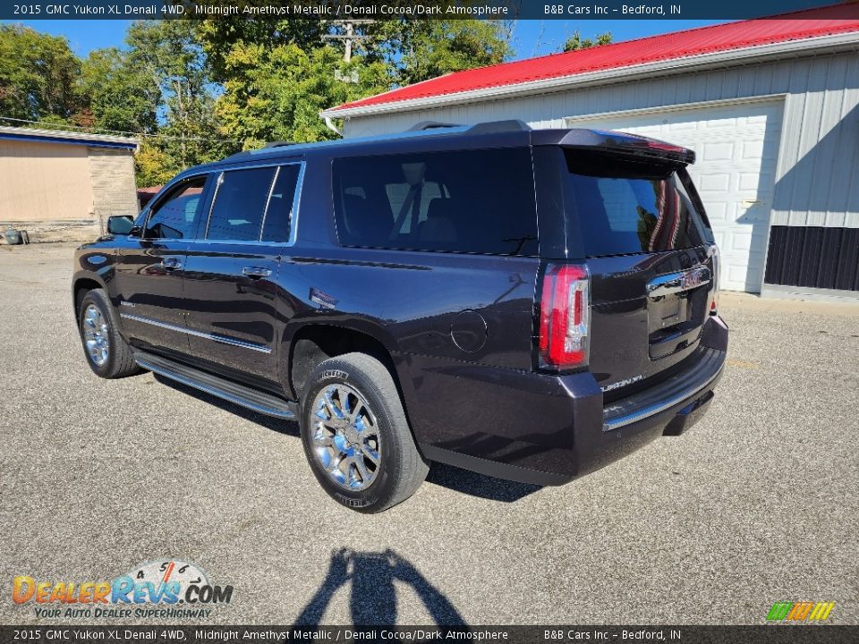 2015 GMC Yukon XL Denali 4WD Midnight Amethyst Metallic / Denali Cocoa/Dark Atmosphere Photo #2