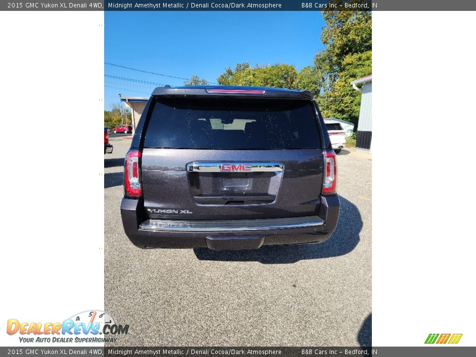 2015 GMC Yukon XL Denali 4WD Midnight Amethyst Metallic / Denali Cocoa/Dark Atmosphere Photo #3