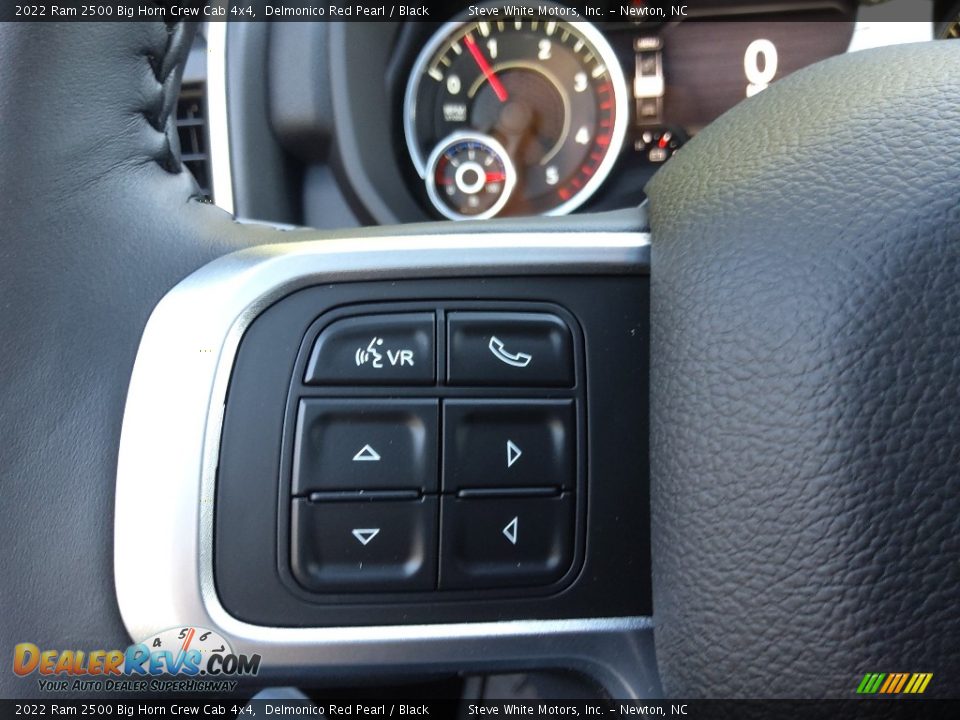 2022 Ram 2500 Big Horn Crew Cab 4x4 Delmonico Red Pearl / Black Photo #20
