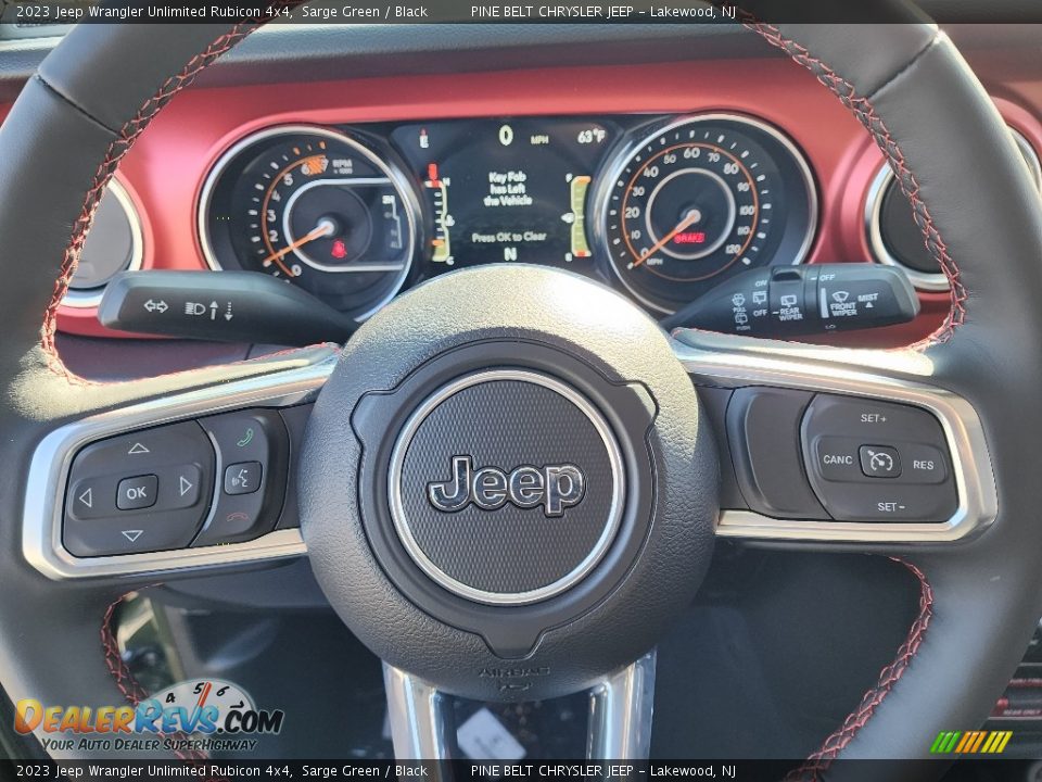 2023 Jeep Wrangler Unlimited Rubicon 4x4 Steering Wheel Photo #11