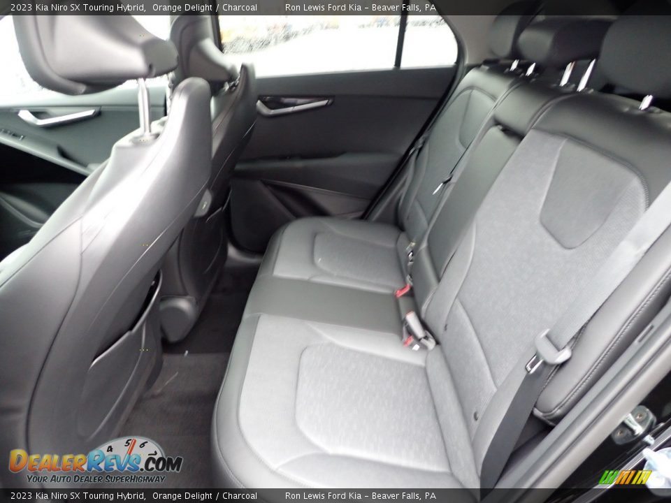 2023 Kia Niro SX Touring Hybrid Orange Delight / Charcoal Photo #12