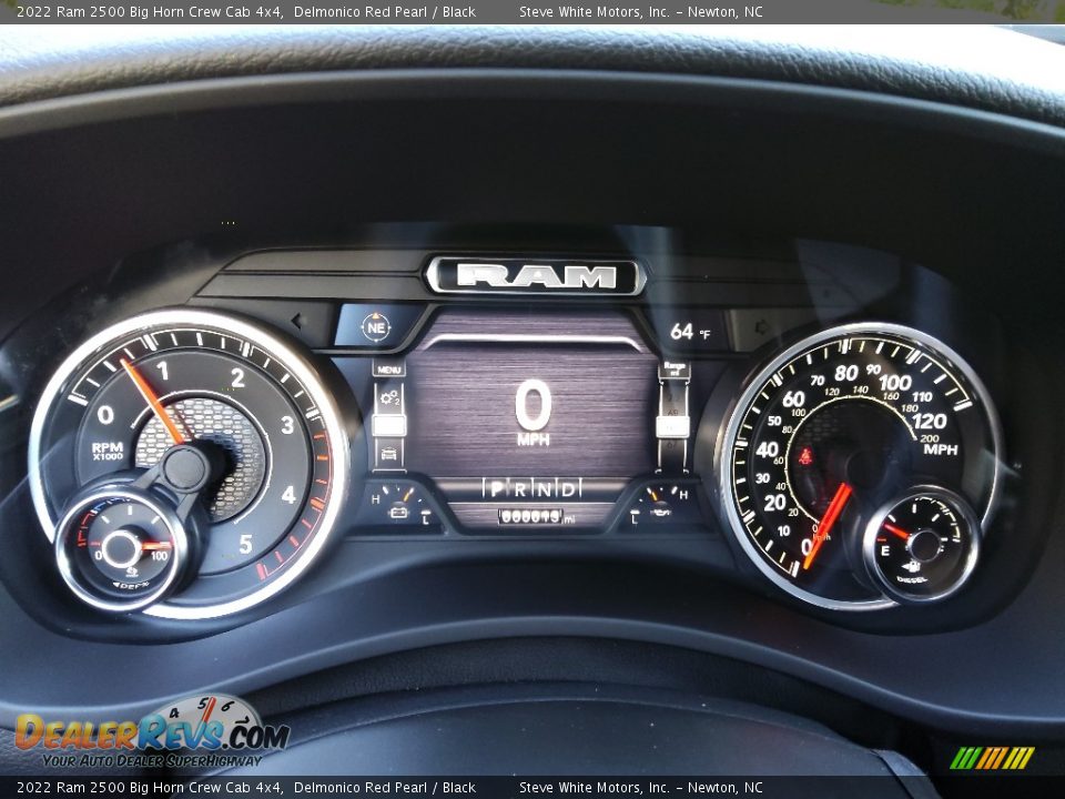 2022 Ram 2500 Big Horn Crew Cab 4x4 Delmonico Red Pearl / Black Photo #22