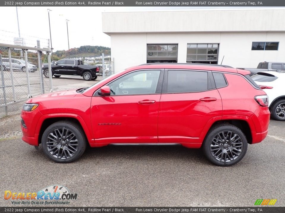 Redline Pearl 2022 Jeep Compass Limited (Red) Edition 4x4 Photo #2