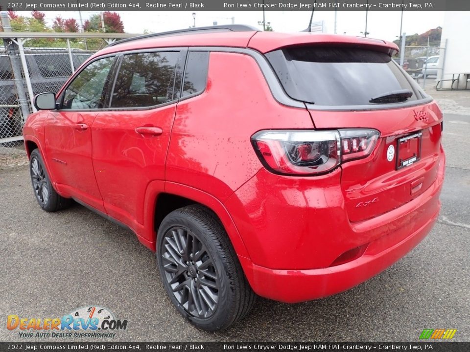 2022 Jeep Compass Limited (Red) Edition 4x4 Redline Pearl / Black Photo #3