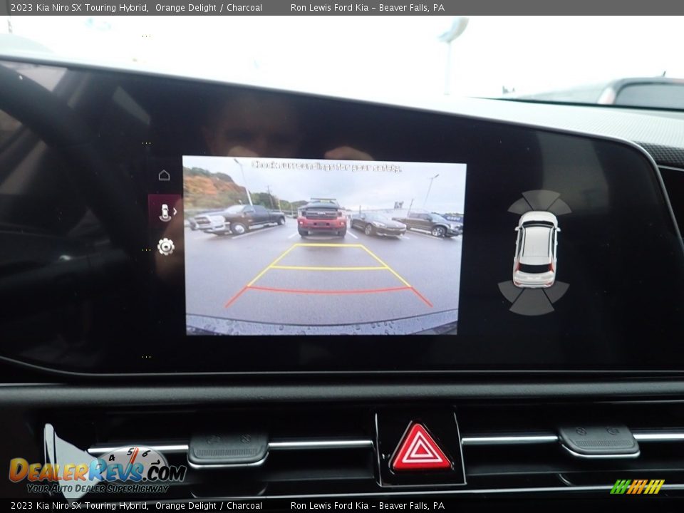 2023 Kia Niro SX Touring Hybrid Orange Delight / Charcoal Photo #19