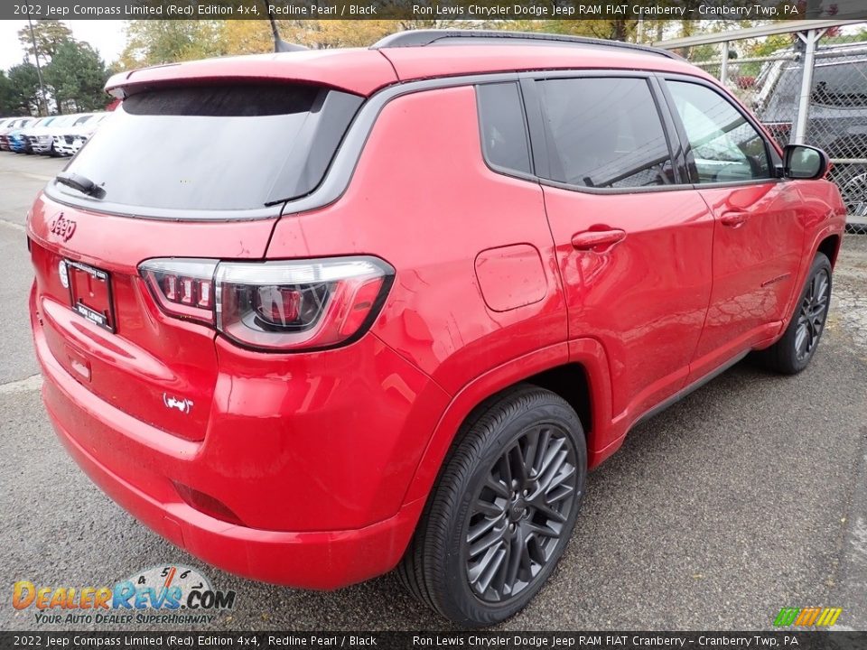 2022 Jeep Compass Limited (Red) Edition 4x4 Redline Pearl / Black Photo #5