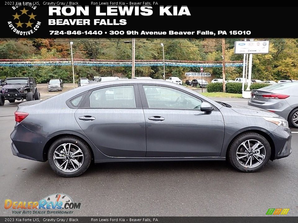 2023 Kia Forte LXS Gravity Gray / Black Photo #1