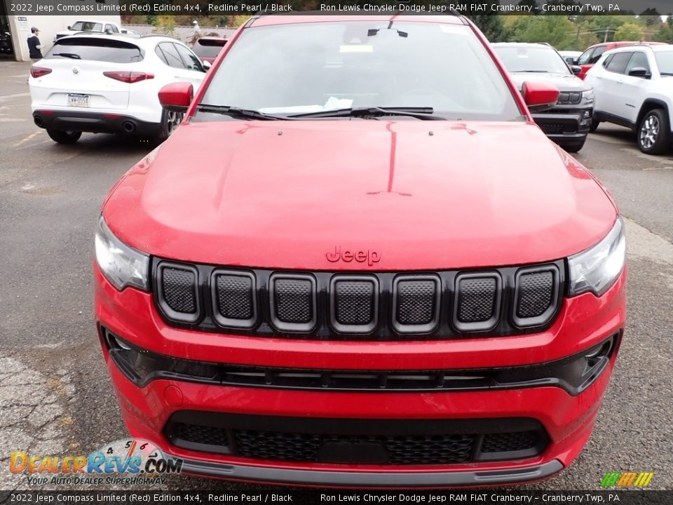 2022 Jeep Compass Limited (Red) Edition 4x4 Redline Pearl / Black Photo #8