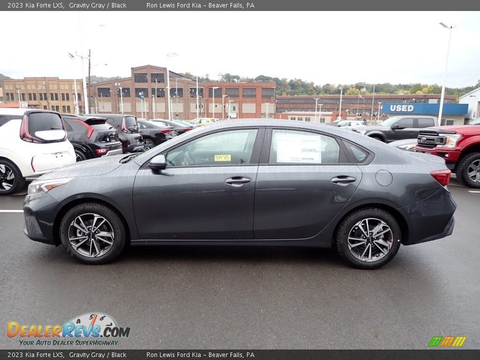 2023 Kia Forte LXS Gravity Gray / Black Photo #5