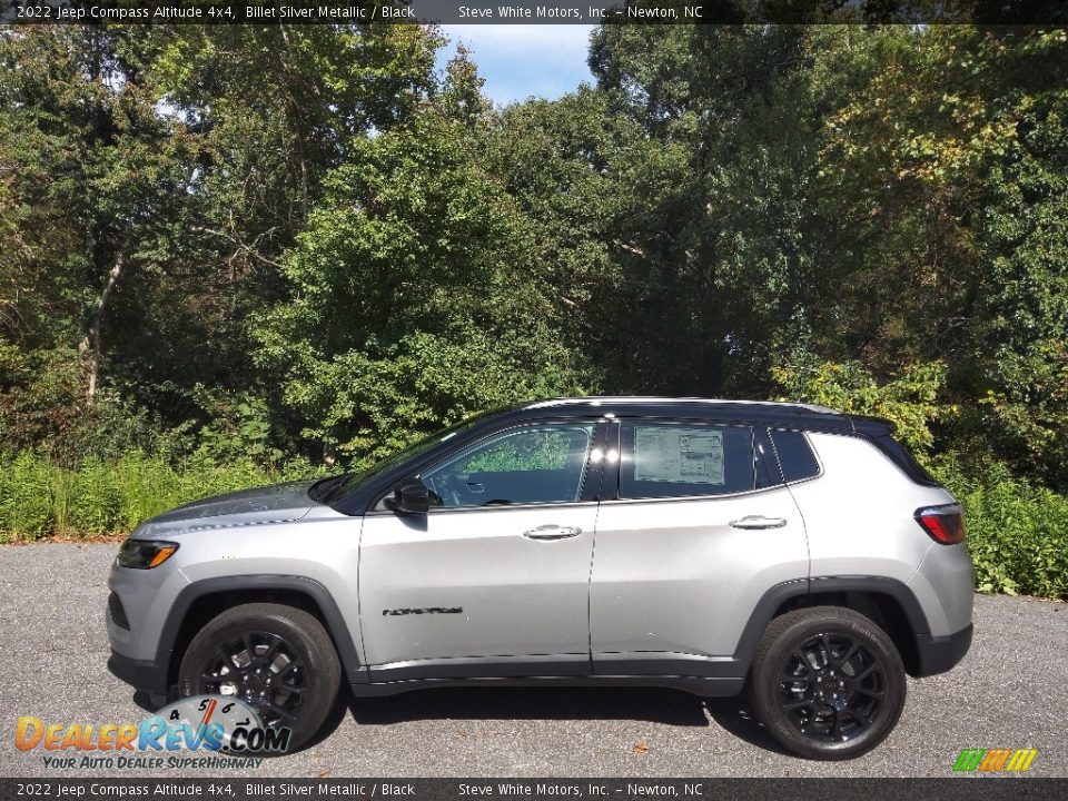 2022 Jeep Compass Altitude 4x4 Billet Silver Metallic / Black Photo #1