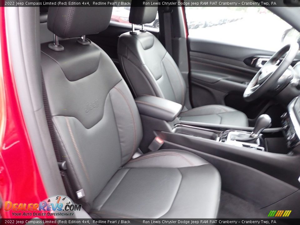 Front Seat of 2022 Jeep Compass Limited (Red) Edition 4x4 Photo #10