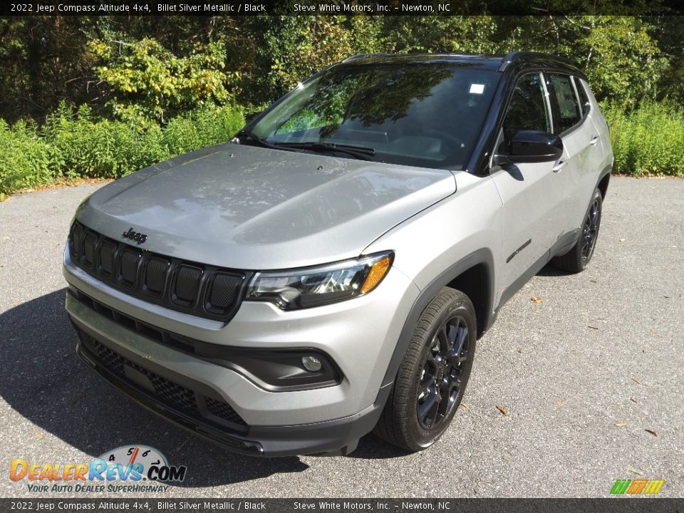 2022 Jeep Compass Altitude 4x4 Billet Silver Metallic / Black Photo #2