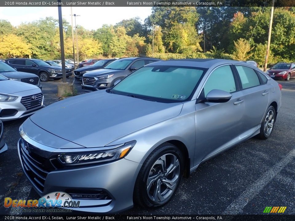 2018 Honda Accord EX-L Sedan Lunar Silver Metallic / Black Photo #1