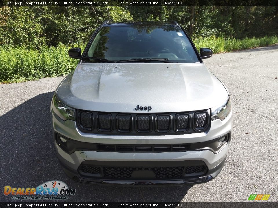 2022 Jeep Compass Altitude 4x4 Billet Silver Metallic / Black Photo #3