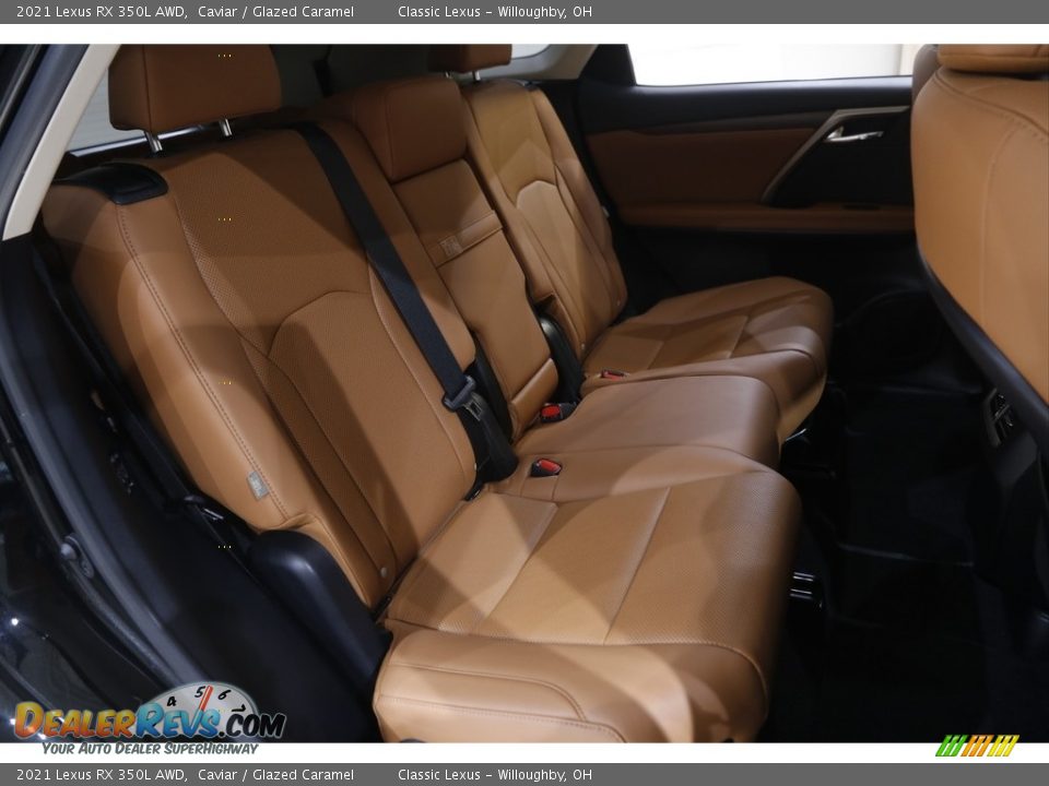 Rear Seat of 2021 Lexus RX 350L AWD Photo #18