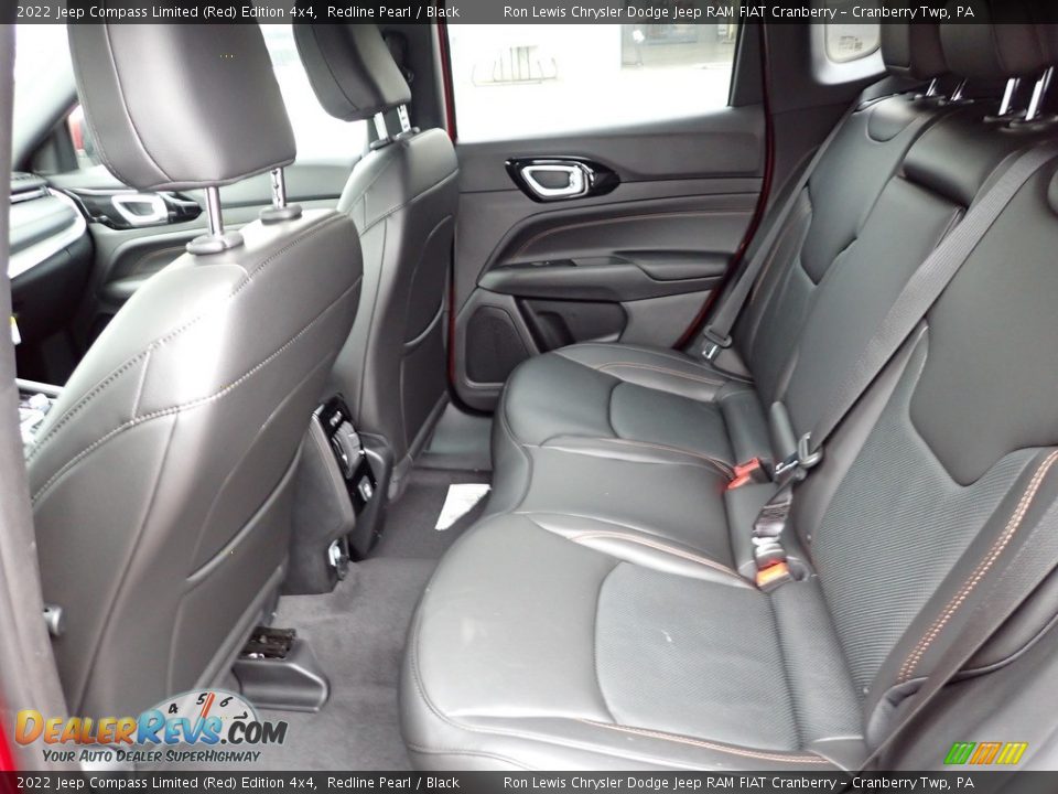 Rear Seat of 2022 Jeep Compass Limited (Red) Edition 4x4 Photo #12