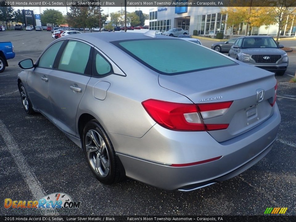 2018 Honda Accord EX-L Sedan Lunar Silver Metallic / Black Photo #2