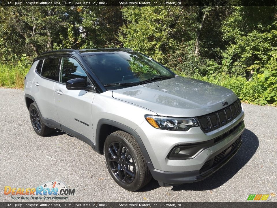 2022 Jeep Compass Altitude 4x4 Billet Silver Metallic / Black Photo #4