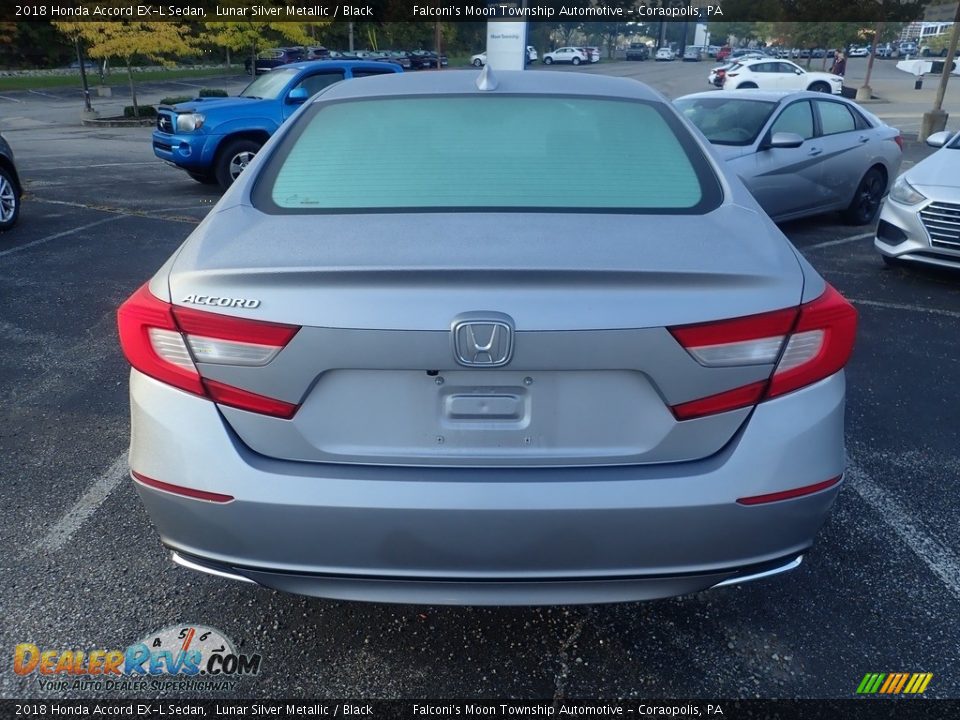 2018 Honda Accord EX-L Sedan Lunar Silver Metallic / Black Photo #3