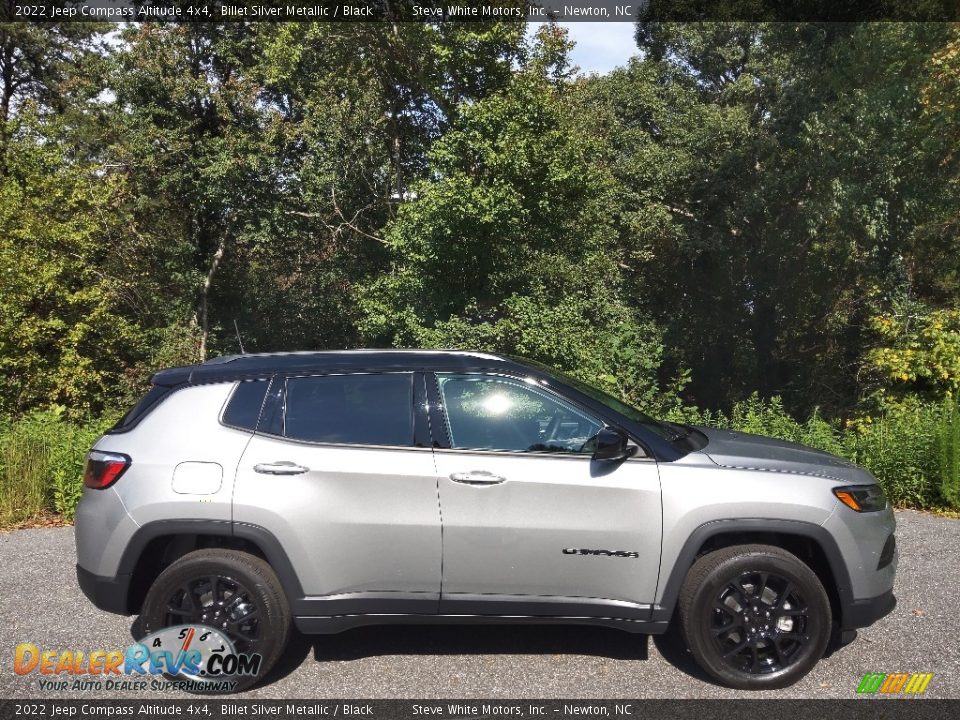 2022 Jeep Compass Altitude 4x4 Billet Silver Metallic / Black Photo #5