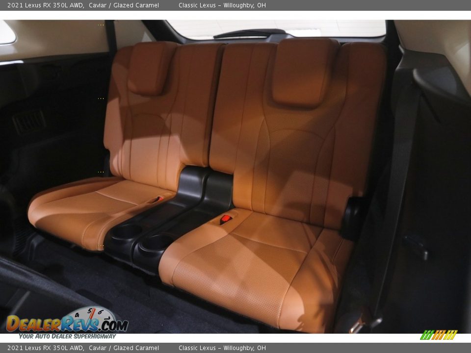 Rear Seat of 2021 Lexus RX 350L AWD Photo #20