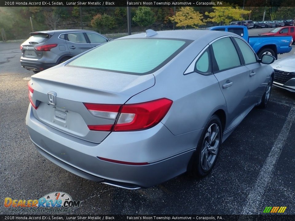 2018 Honda Accord EX-L Sedan Lunar Silver Metallic / Black Photo #4