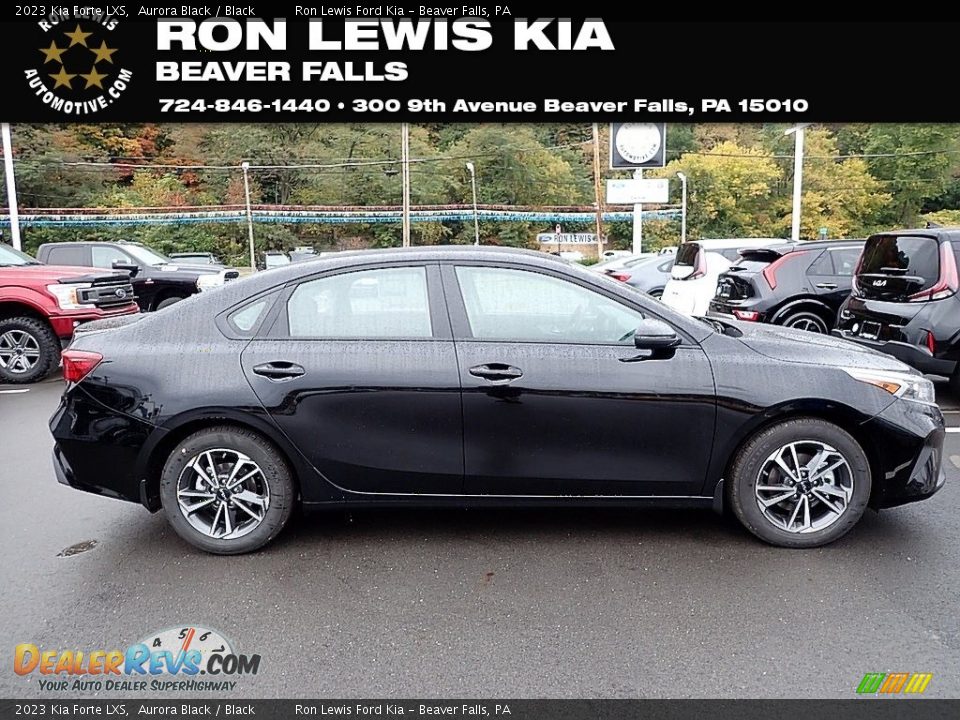 2023 Kia Forte LXS Aurora Black / Black Photo #1