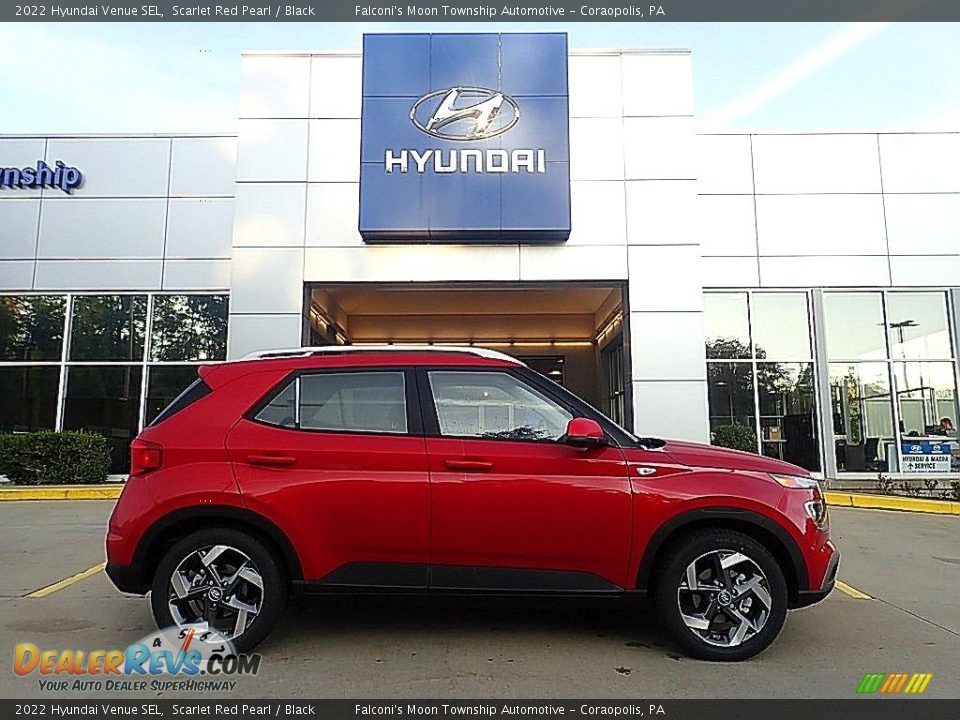 2022 Hyundai Venue SEL Scarlet Red Pearl / Black Photo #1