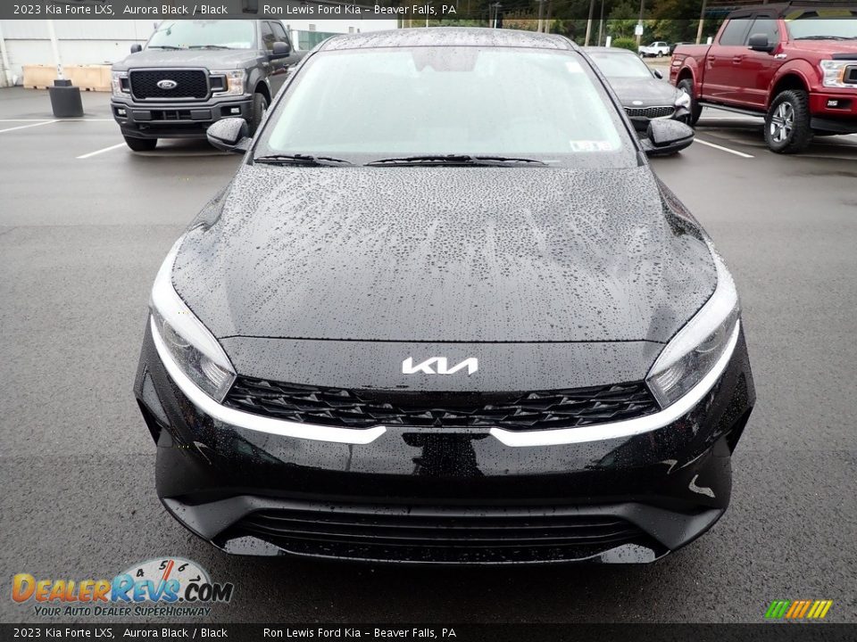 2023 Kia Forte LXS Aurora Black / Black Photo #3