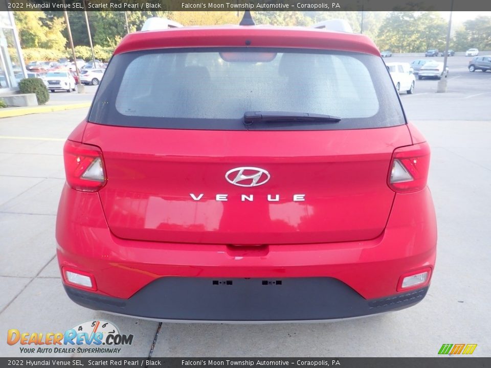 2022 Hyundai Venue SEL Scarlet Red Pearl / Black Photo #3