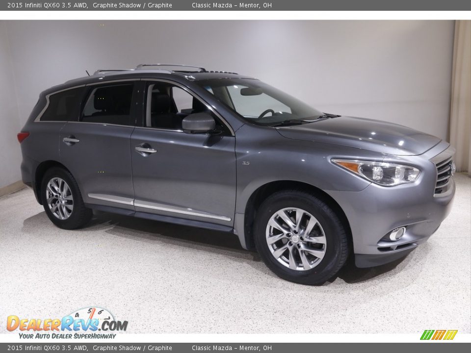 2015 Infiniti QX60 3.5 AWD Graphite Shadow / Graphite Photo #1