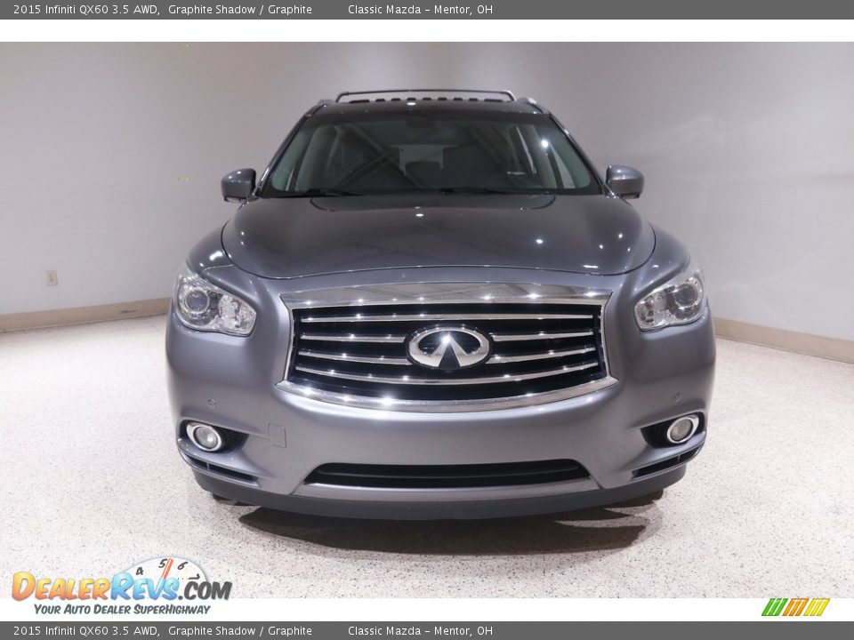 2015 Infiniti QX60 3.5 AWD Graphite Shadow / Graphite Photo #2