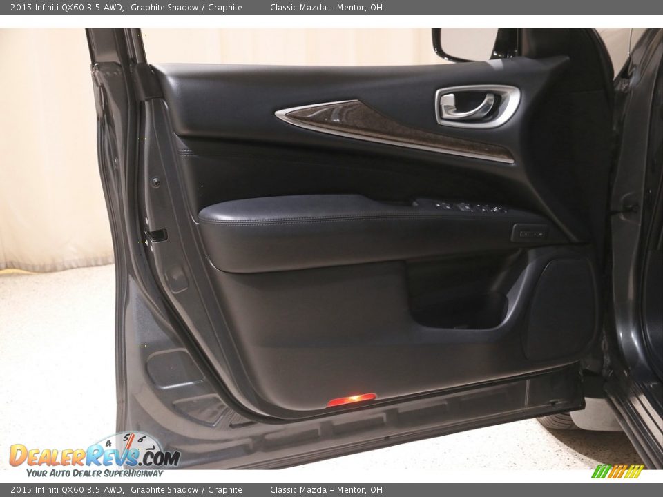 2015 Infiniti QX60 3.5 AWD Graphite Shadow / Graphite Photo #4