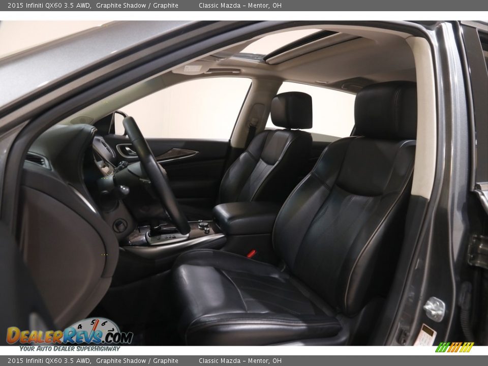 2015 Infiniti QX60 3.5 AWD Graphite Shadow / Graphite Photo #5